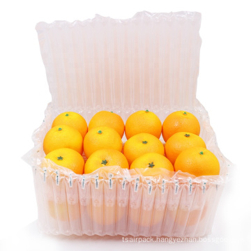 Custom U Type  Aluminium Laminated  Inflate Packing White Fill fruit Air Column Bag